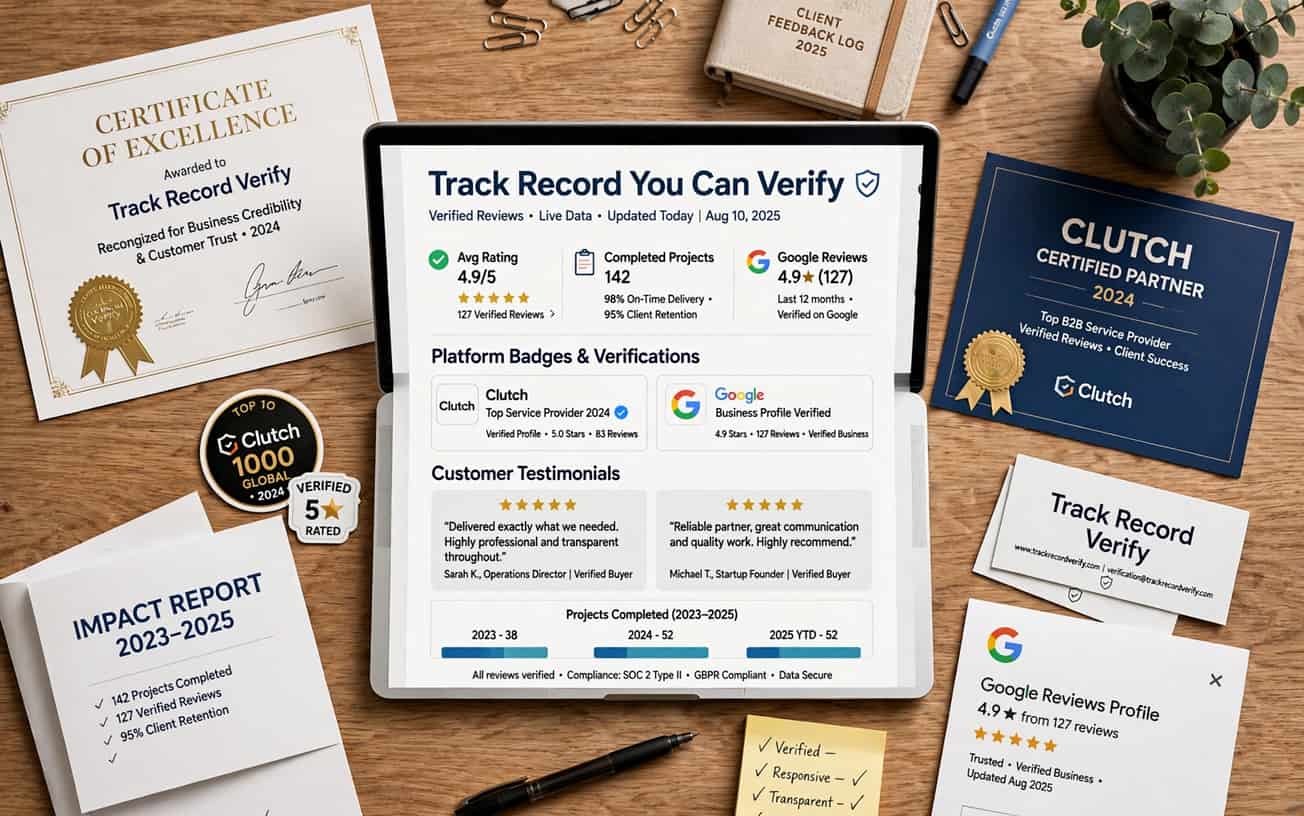 Pricing A Track Record You Can Verify